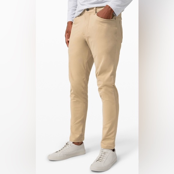 lululemon athletica Other - Mens Lululemon ABC slim fit 5 pocket khaki pant. Size 38